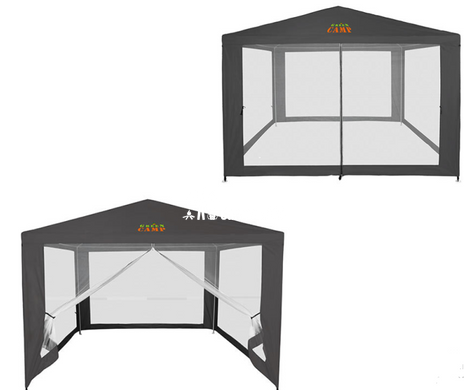 Намет, тент, павільйон 3х3х2,2 з москітною сіткою GreenCamp 1904