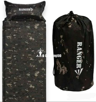 Килимок самонадувний армійський Ranger Tibet Camo 195 / 60 / 3 см